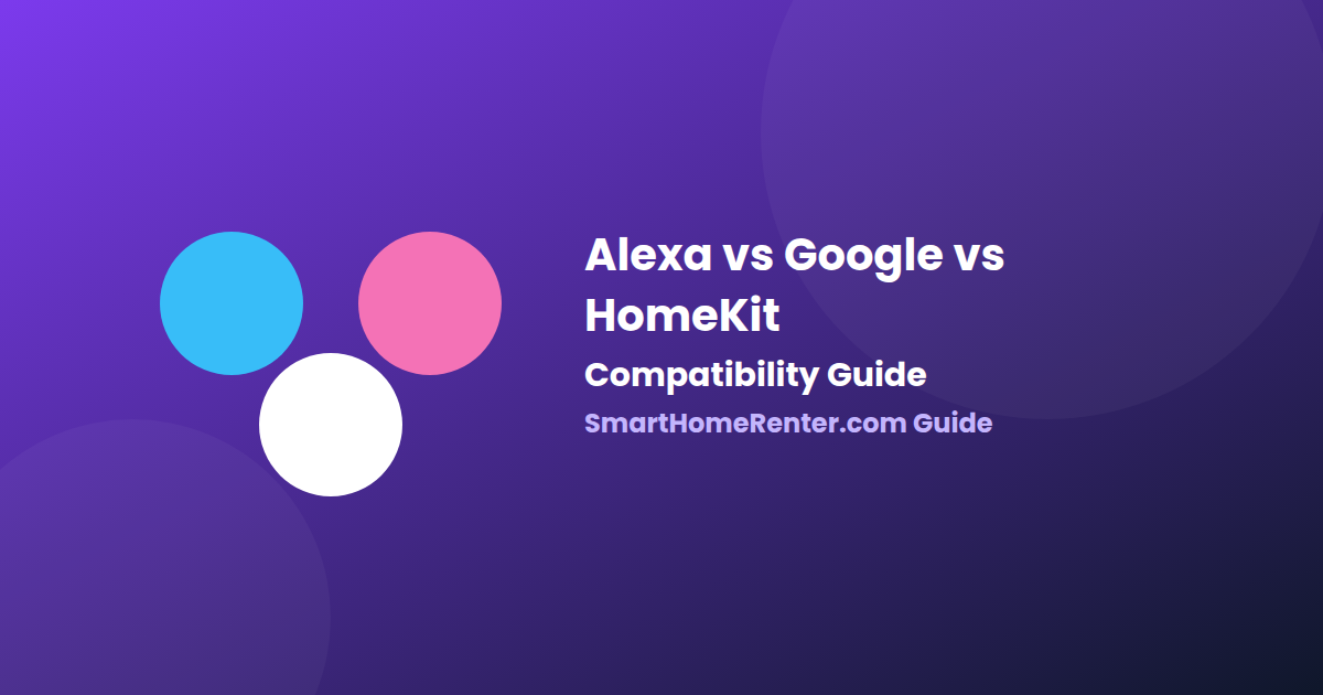 Alexa vs Google Home vs Apple HomeKit for renters
