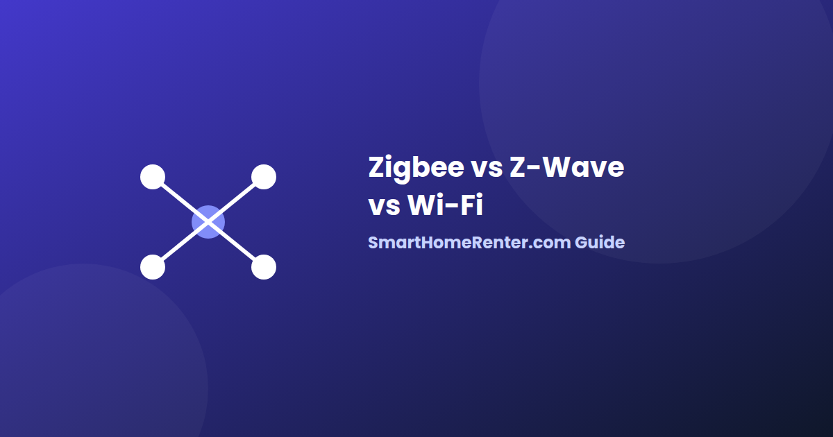 Comparison of Wi-Fi, Zigbee, and Z-Wave smart home protocols for renters